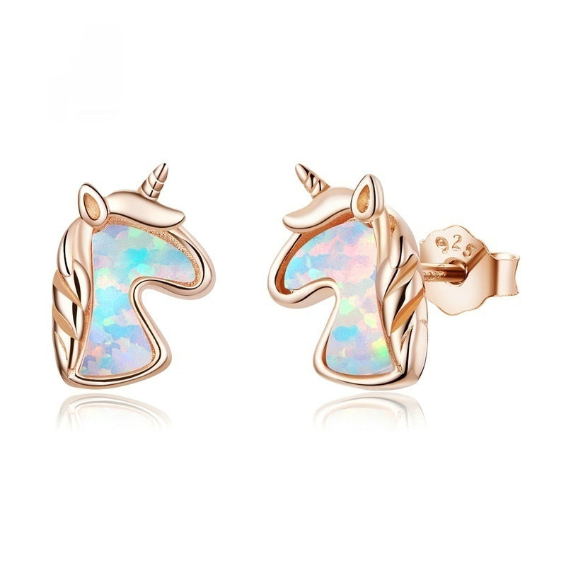 Aifule Irregular Round Earrings S925 Inlaid Customer Designed