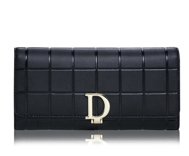 Brand Plaid Coin Purse High Quality Female Long Clutch