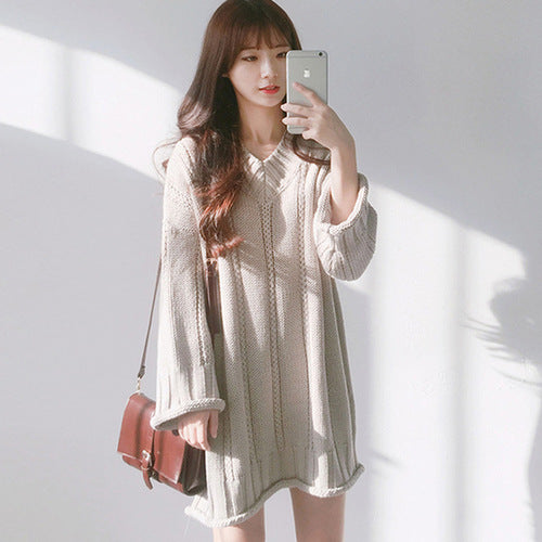 Sweater dress,