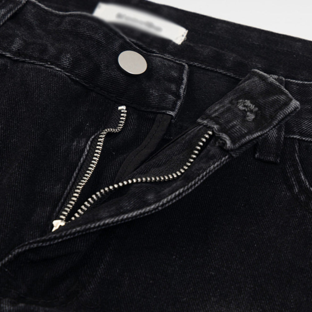 Men's And Women's Punk Hip Hop Casual Wide-leg Straight Pants