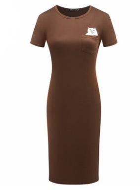 speed sells wish explosion fashion new hot sale package hip single piece ladies short sleeve summer dress