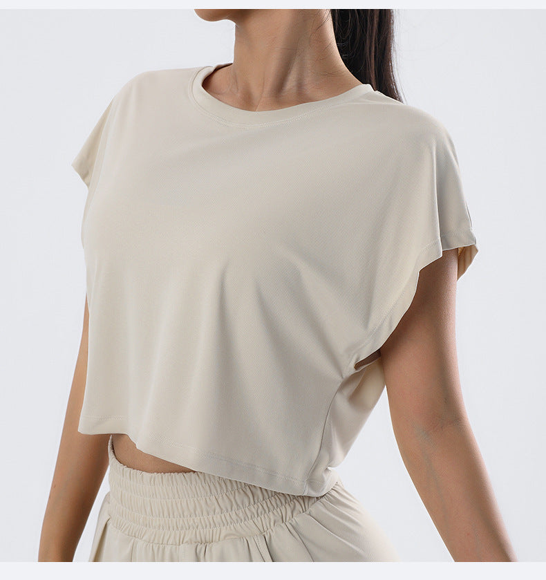 Summer Thin Minimalism Top Women's Quick-drying T-shirt - Chic Angle