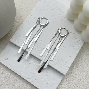 Long Fringe Earrings Special-interest Design Women - Chic Angle