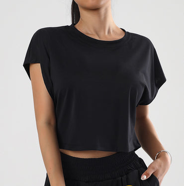 Summer Thin Minimalism Top Women's Quick-drying T-shirt - Chic Angle