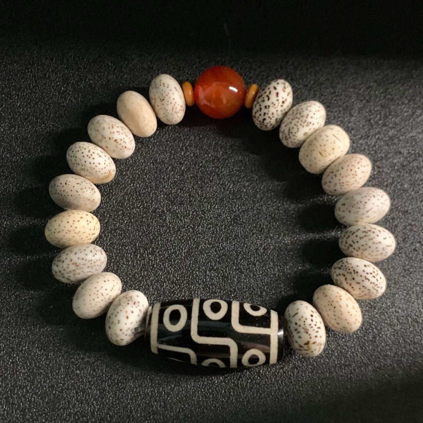 Xingyue Bodhi Tibet Beads Agate Bracelet Male - Chic Angle