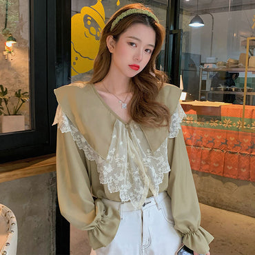 Fattening Plus Size Women''s Long Sleeved T-shirt, Foreign Style