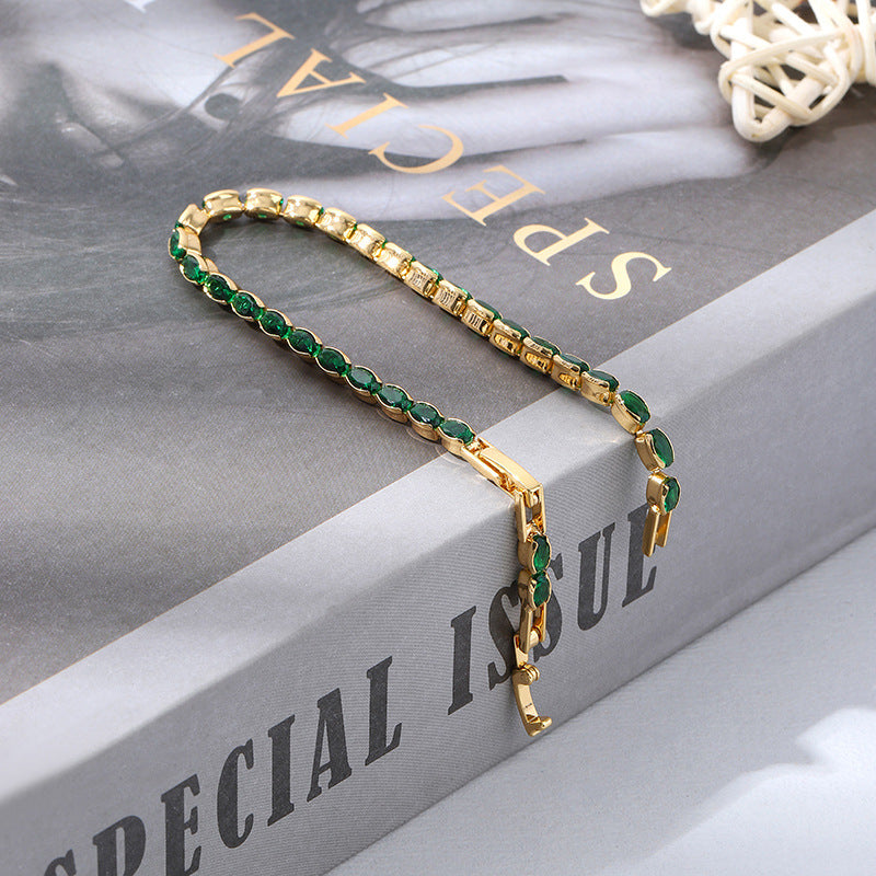 Special-interest Design High-grade Bracelet Full Diamond Light Luxury