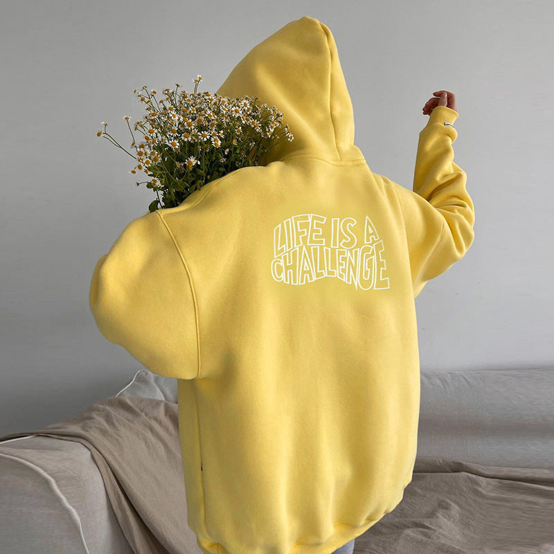 Autumn And Winter Fashionable Loose All-match Top
