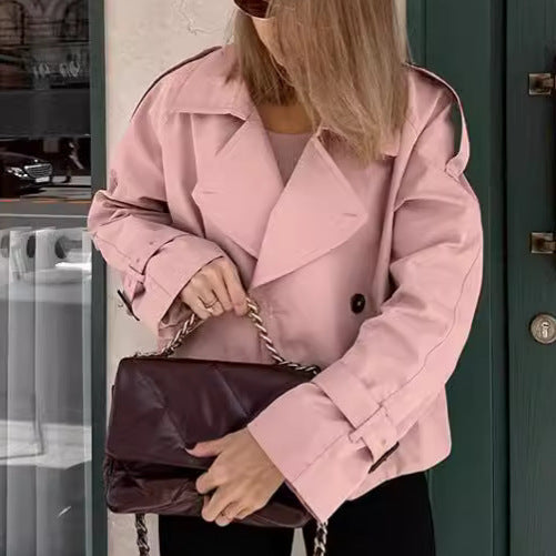 Retro Double-Breasted Coat