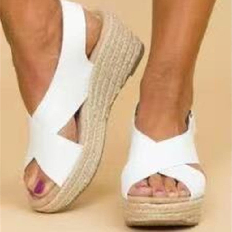 Wedge Heel Platform Sandals