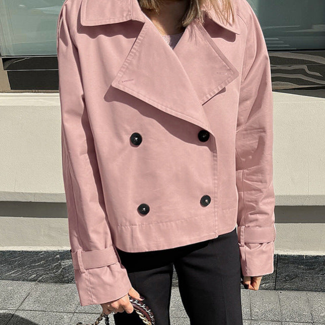 Retro Double-Breasted Coat