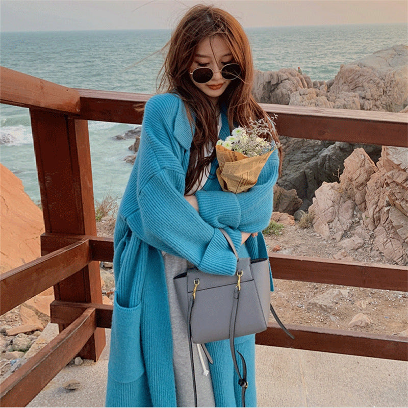 Long Knitted Cardigan