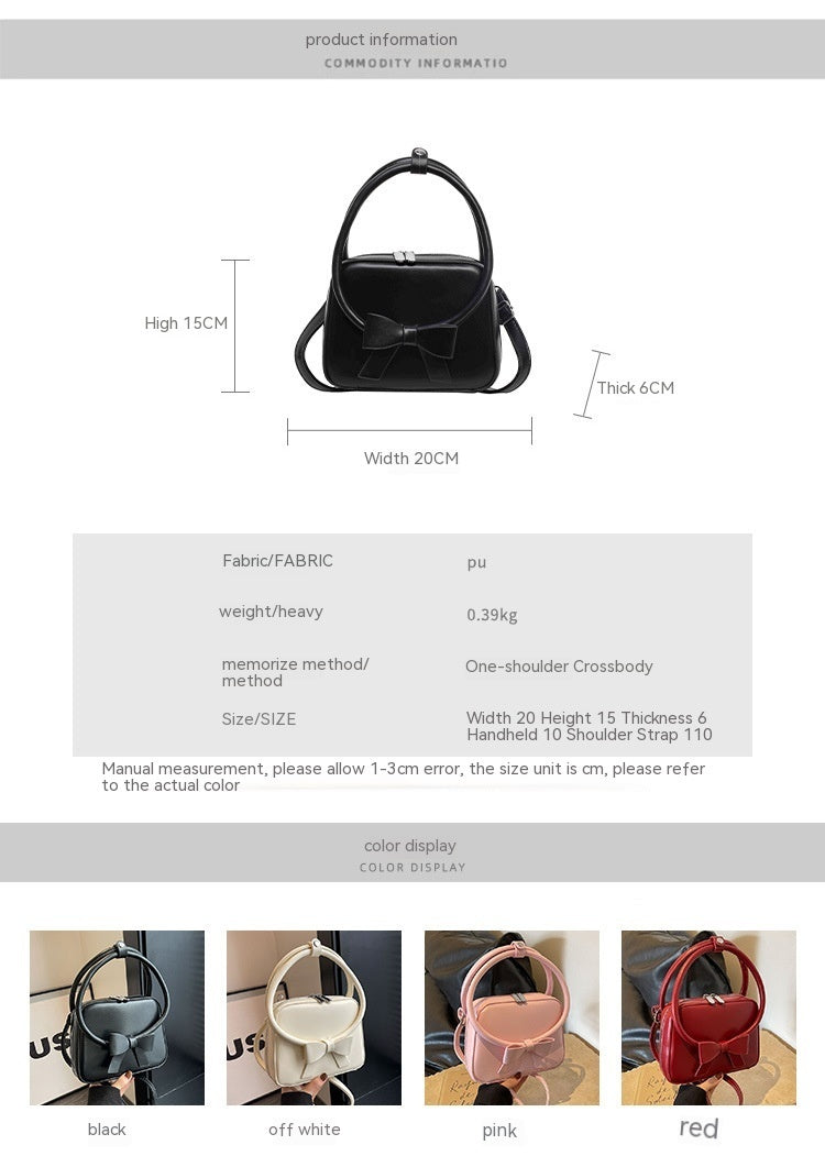 Women's Fashion Bowknot Crossbody Shoulder Bag