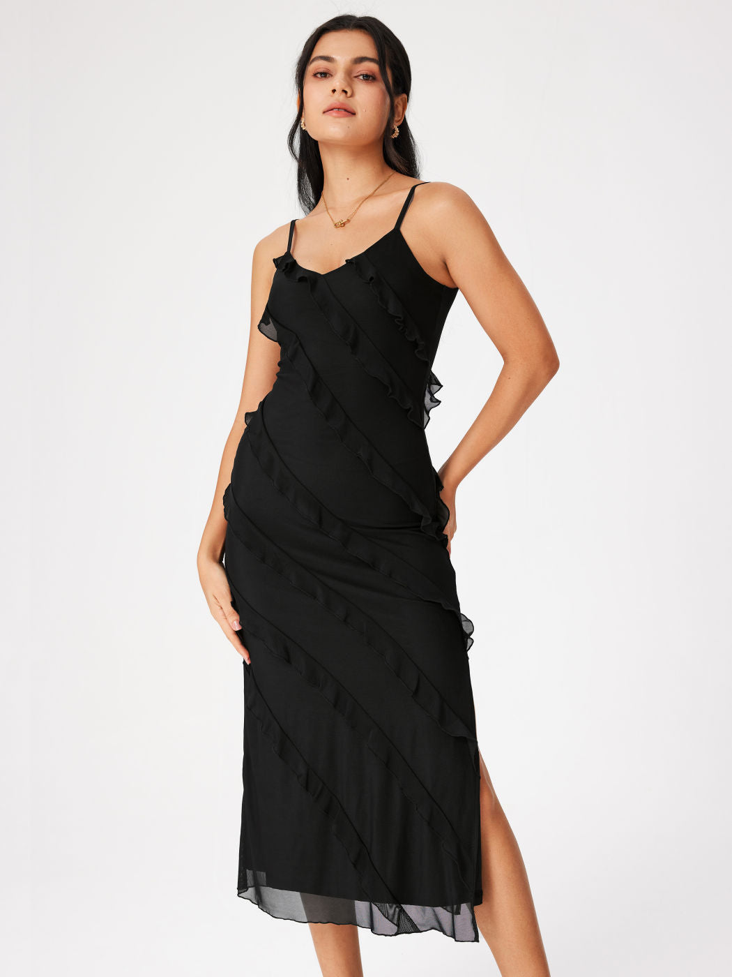 Split Camisole Dress