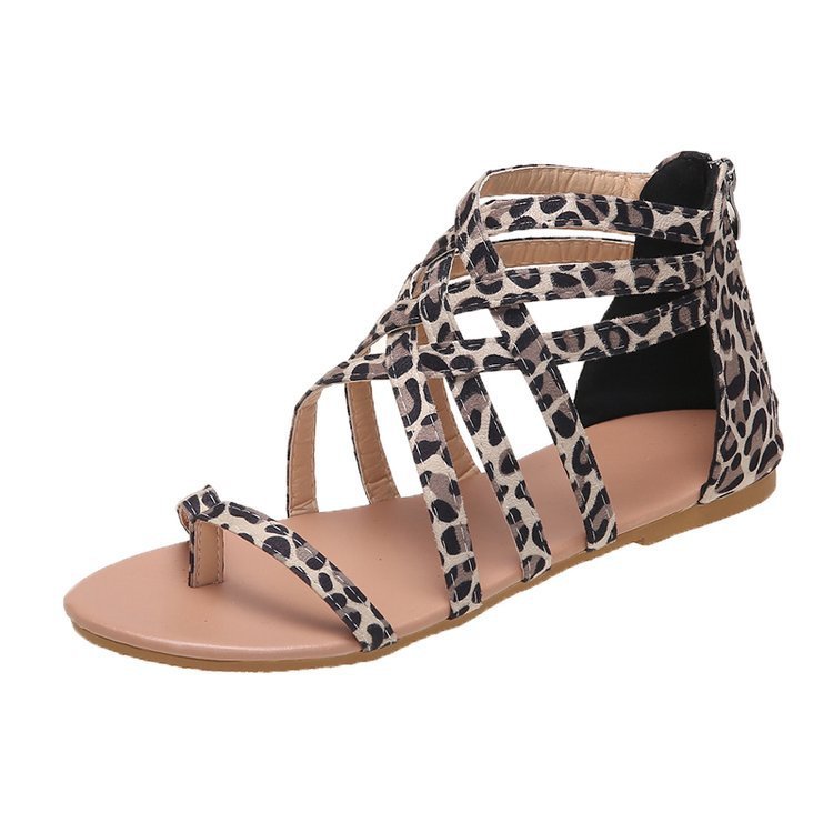 Flip-flops Flat Cross Straps European And American Roman Sandals