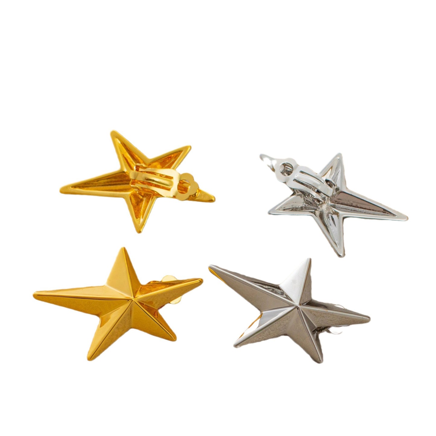 Fashionable Elegant High-grade Cold Style Niche Design Earrings Brass Plated