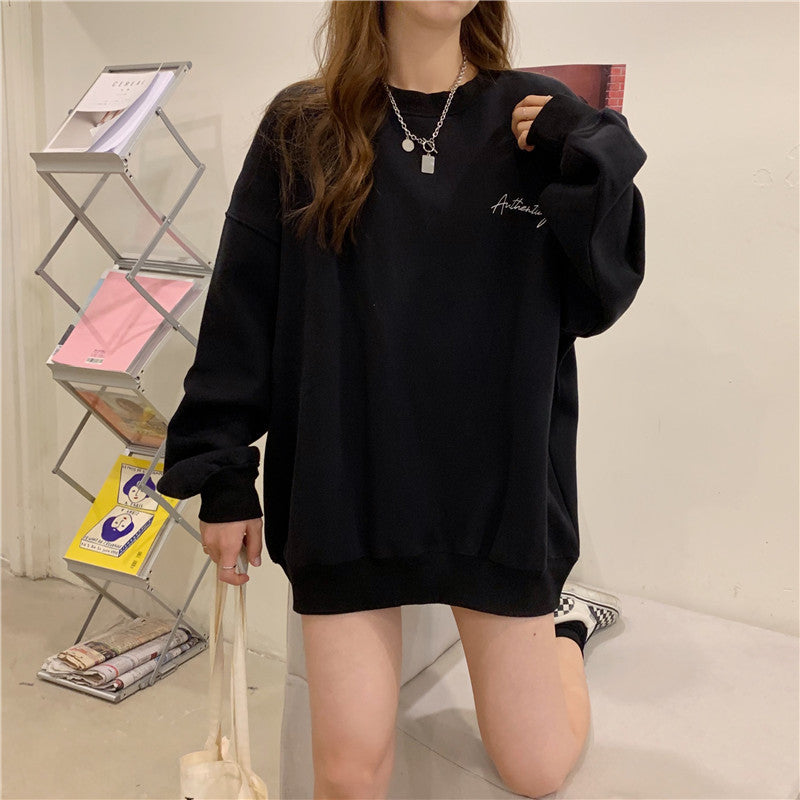 Loose Korean Style Autumn And Winter Leisure Top