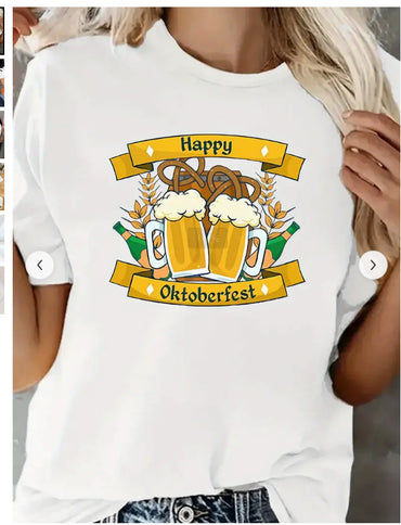 3D Digital Printed Casual Round Neck Short Sleeved Shirt