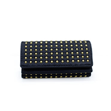 Women's Rivet Three-fold Wallet