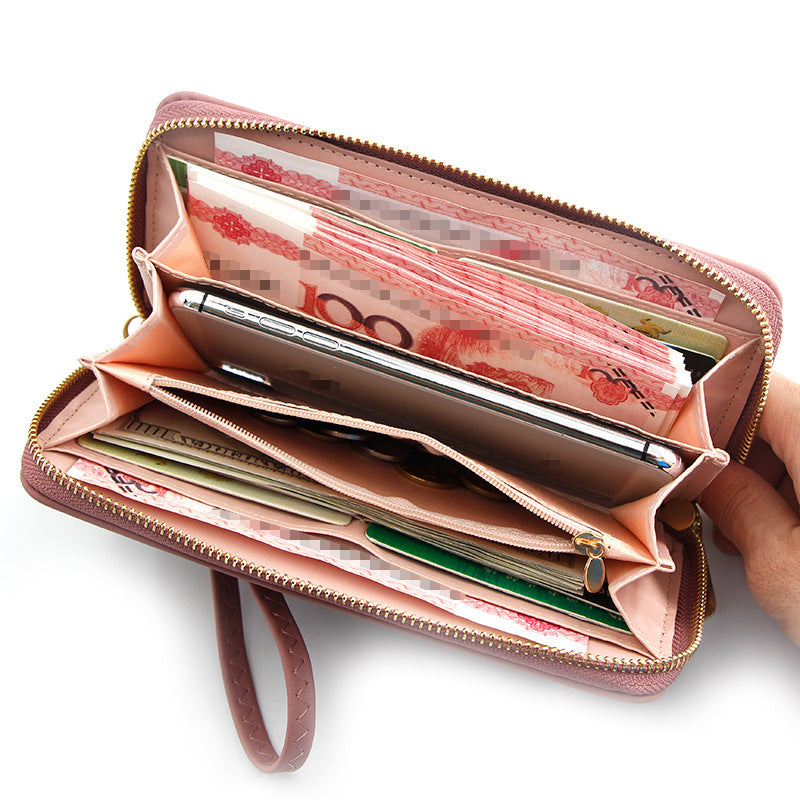 Women's Fashion Long Large Capacity Zipper Wallet
