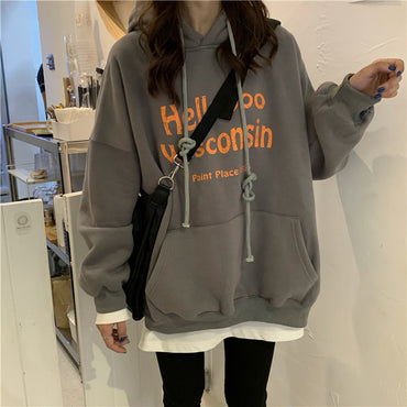 Loose-fitting Korean Style Coat Top
