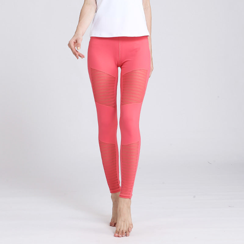 Pure Color High-waist Hip-lifting Fitness Pants