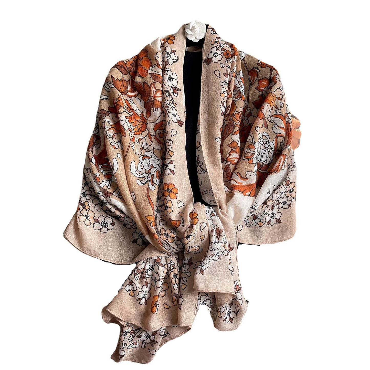 Scarf Women's Travel Vacation Sun Protection Shawl Winter Warm Scarf Women