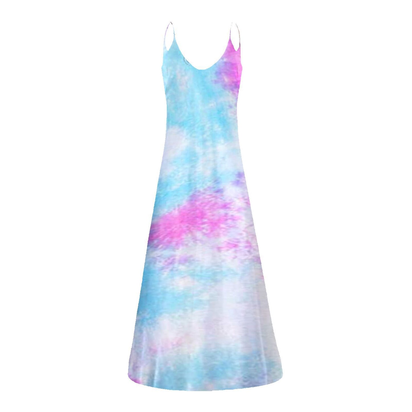 Printed Maxi Dress Loose Multi-color