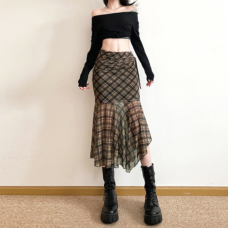 Women's Clothing Solid Color Slim Skirt