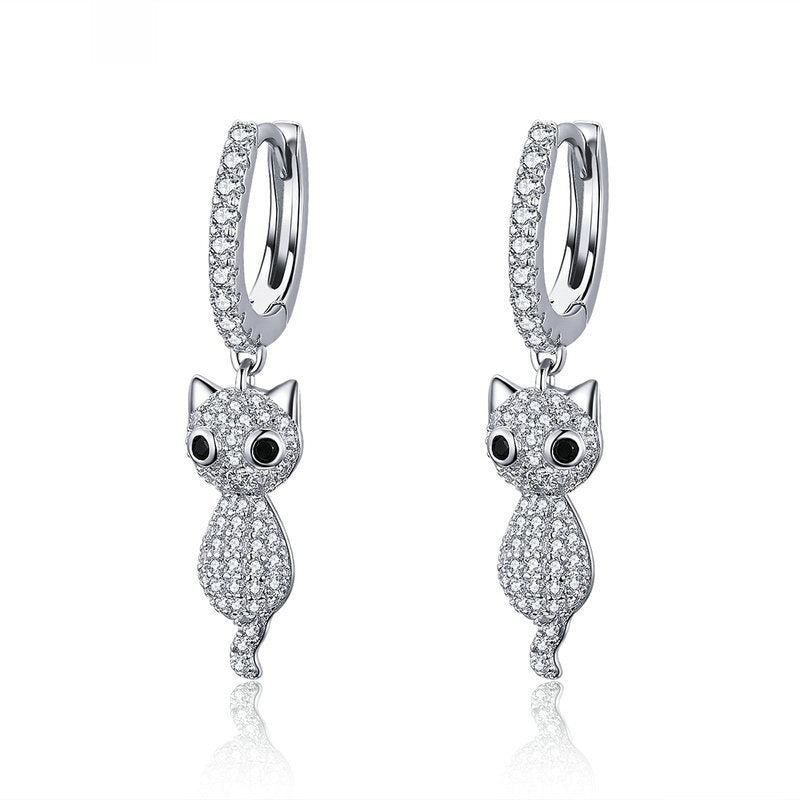 Aifule Irregular Round Earrings S925 Inlaid Customer Designed