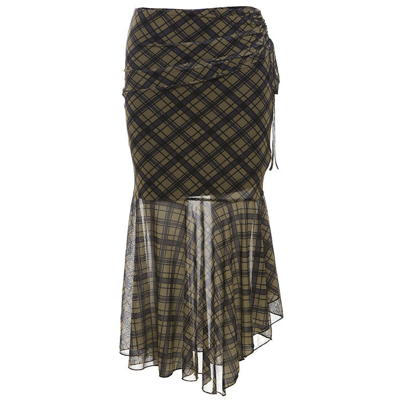 Women's Clothing Solid Color Slim Skirt