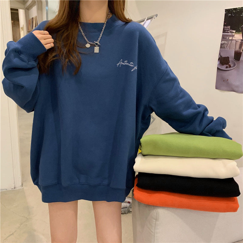Loose Korean Style Autumn And Winter Leisure Top