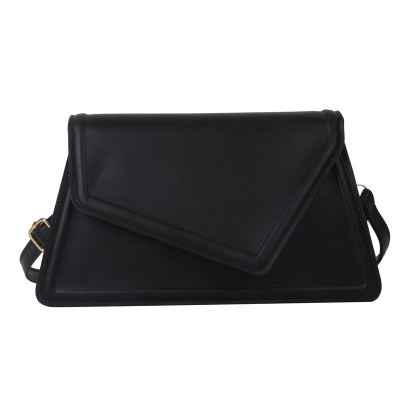 Women's Simple Textured Fashion Solid Color Shoulder Messenger Bag