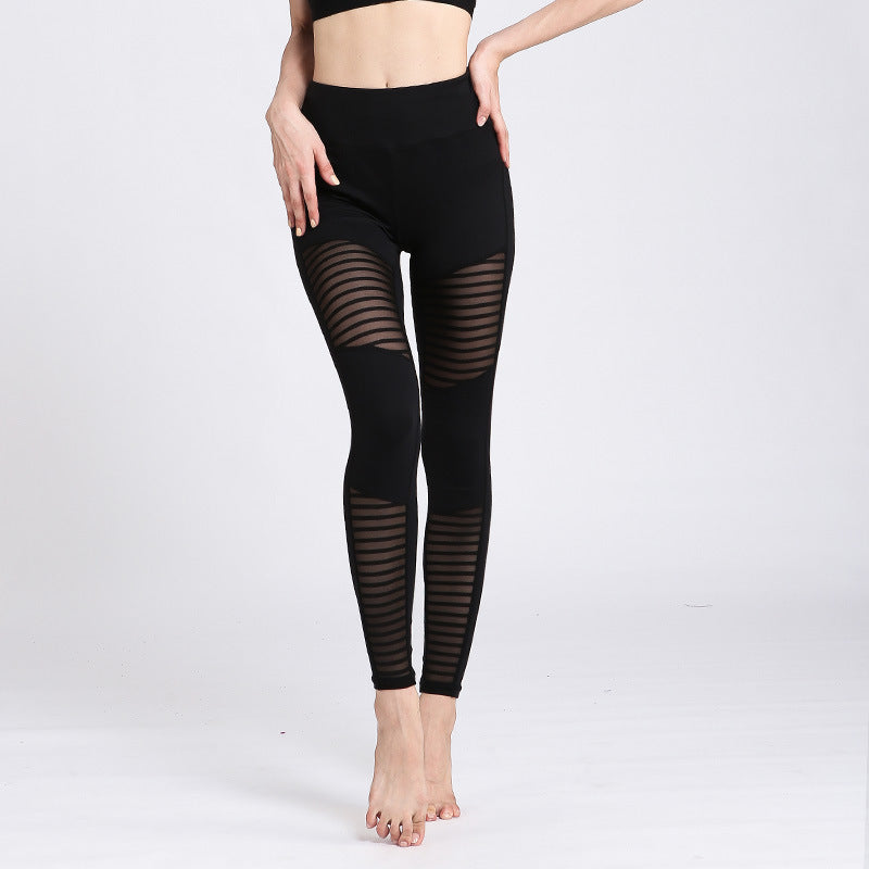 Pure Color High-waist Hip-lifting Fitness Pants