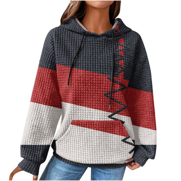 Winter Hooded Sweater Digital 3D Printing Casual Style