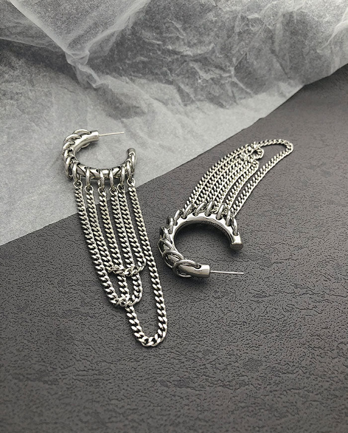 Women's Long Tassel Chain Earrings