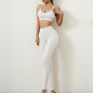 Spaghetti Strap Beauty Back Sports Bra Sports Suit