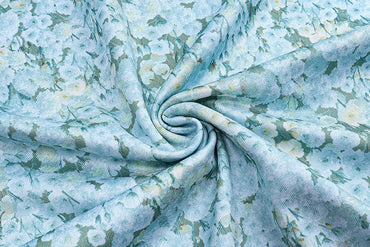 Hanging Neck Back Slim Floral Knee-length