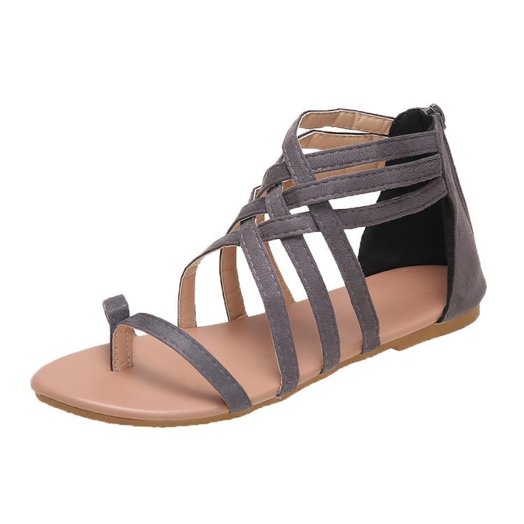 Flip-flops Flat Cross Straps European And American Roman Sandals
