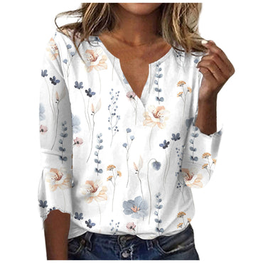 Women's Fashion Loose Summer Printed Top