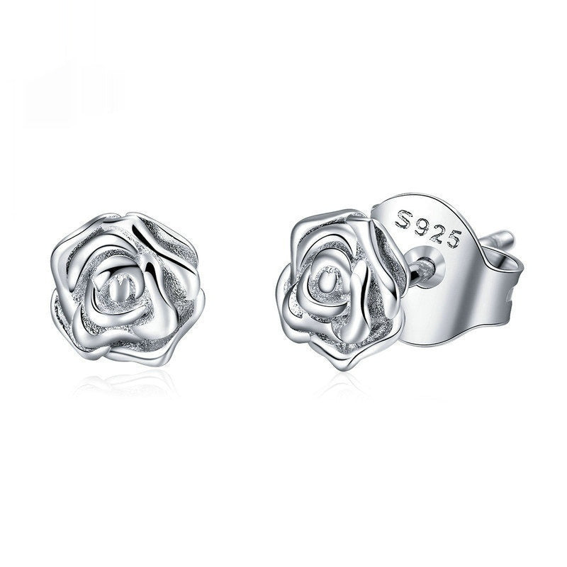 Aifule Irregular Round Earrings S925 Inlaid Customer Designed