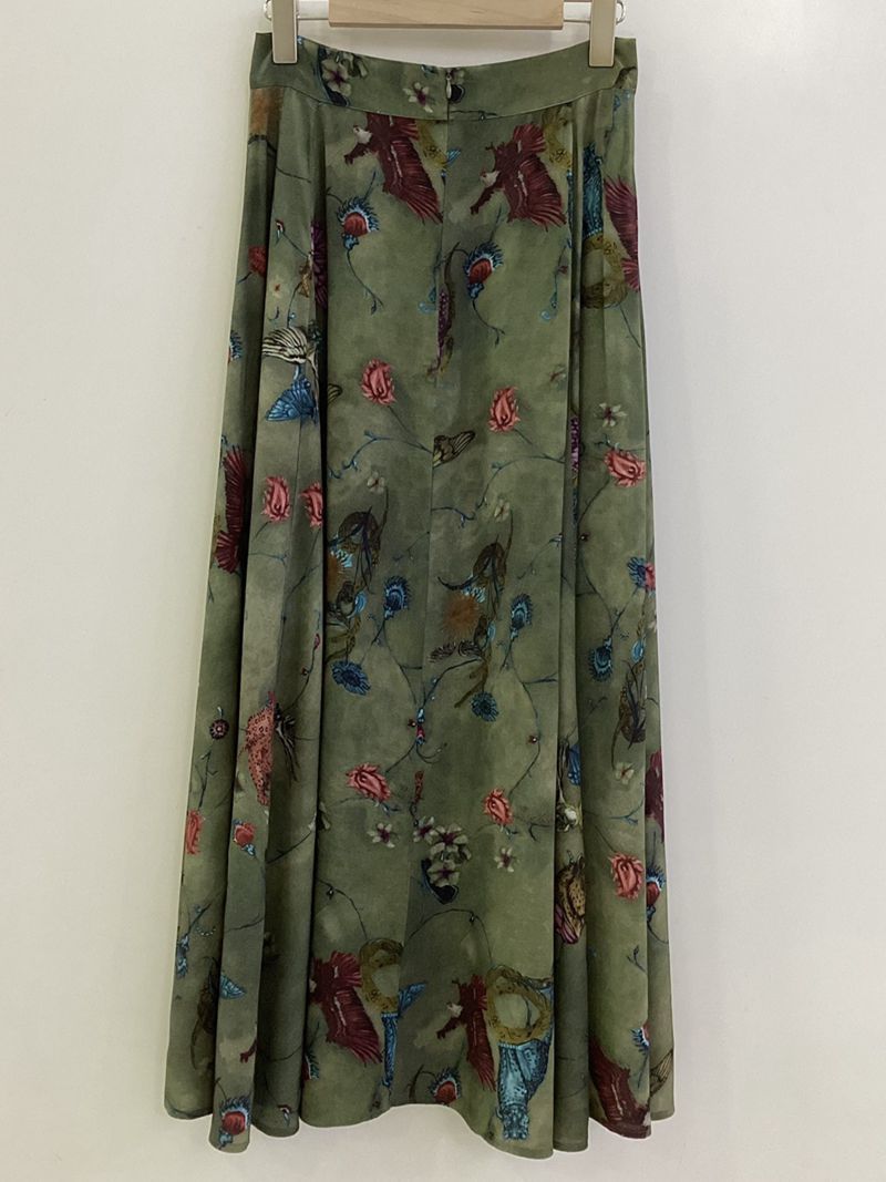 Spring And Summer New Draping Silky All-match High Waist Skirt