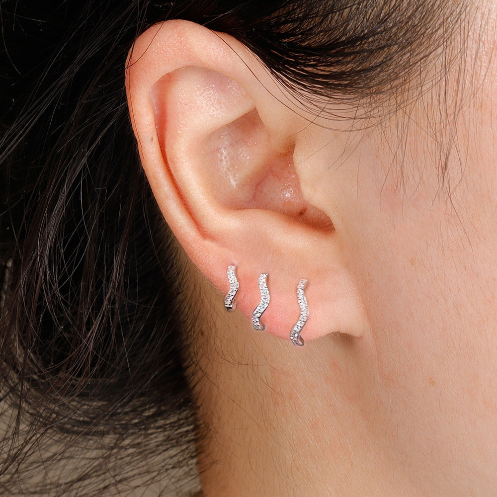 Simple And Irregular Twisted Women's Earrings