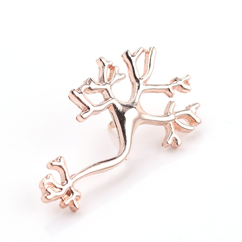 Human Organ Heart Lung Eye Capillary Pin Brooch