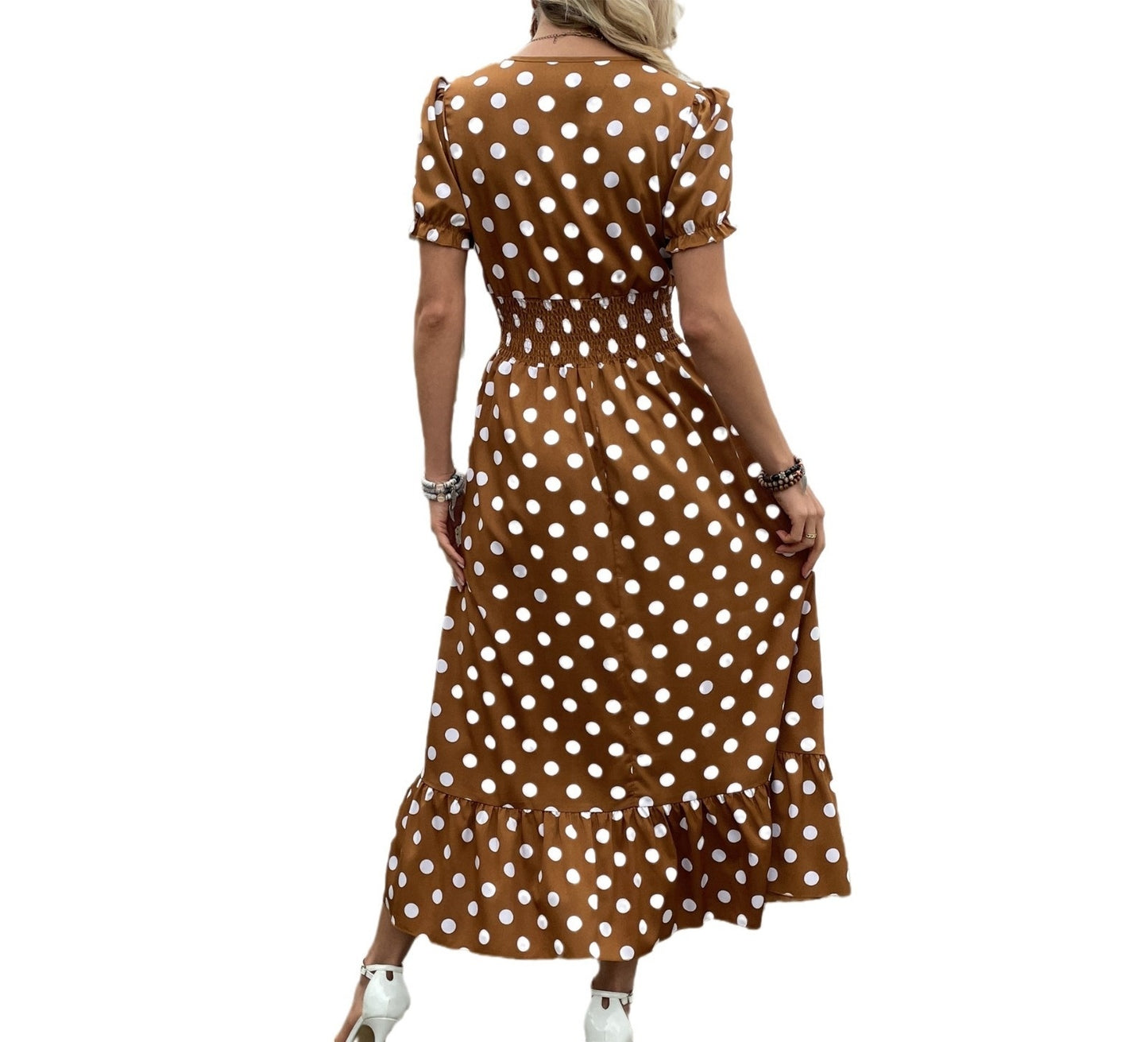 Women's Polka Dot Casual And Comfortable Temperament Dress
