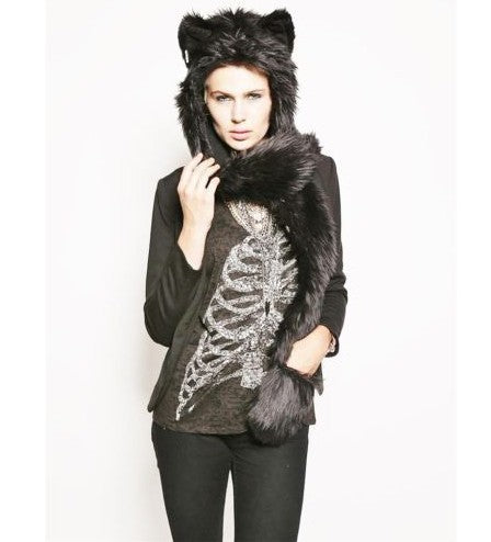 Russia Hotsale Women Hat Winter Girls Fur Scarf