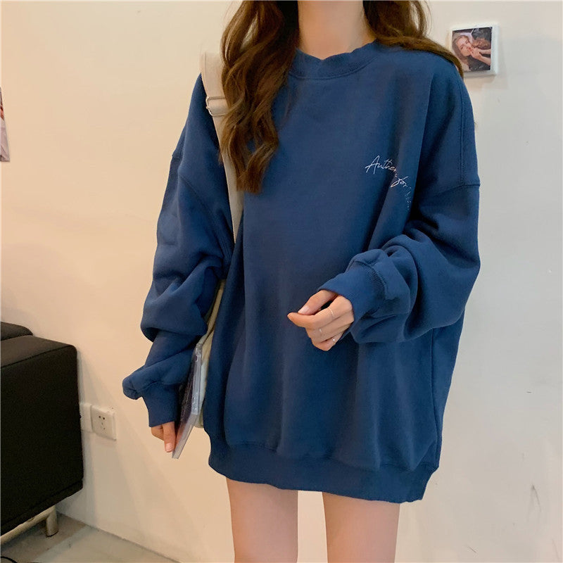 Loose Korean Style Autumn And Winter Leisure Top