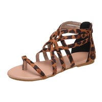 Flip-flops Flat Cross Straps European And American Roman Sandals
