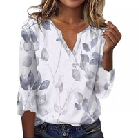 Women's Fashion Loose Summer Printed Top