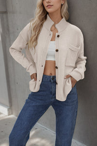 Knitted Coat V-neck Plus Size Sweaters Women's Clothing
